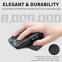 Rapoo MT750S multi-mode mysz bezprzewodowa na akumulator ergonomiczna mysz Bluetooth 3200 DPI łatwe przełączanie do 4 urządzeń mysz do gier 4